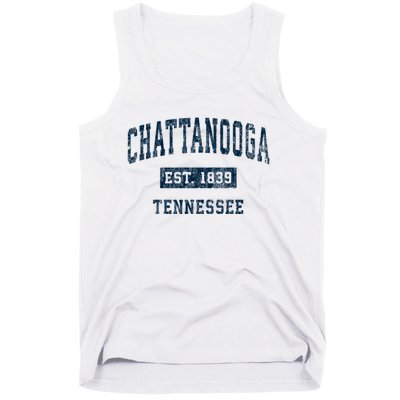 Chattanooga Tennessee Tn Vintage Sports Tank Top