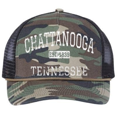 Chattanooga Tennessee TN Vintage Retro Rope Trucker Hat Cap