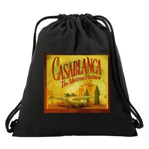 Casablanca Through The Window Drawstring Bag