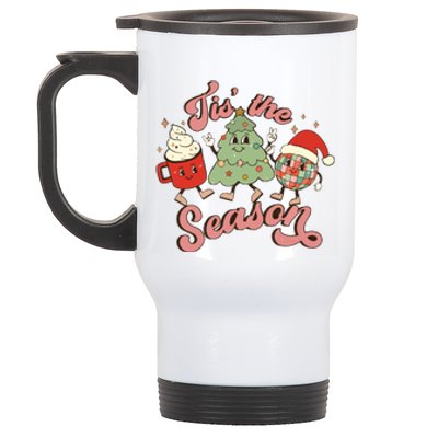 Christmas Tis The Season Stainless Steel Travel Mug