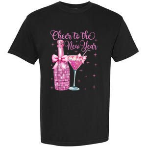 Cheer To The New Year Happy New Year 2025 Party Garment-Dyed Heavyweight T-Shirt