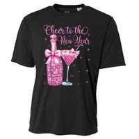 Cheer To The New Year Happy New Year 2025 Party Cooling Performance Crew T-Shirt