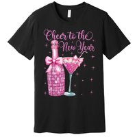 Cheer To The New Year Happy New Year 2025 Party Premium T-Shirt