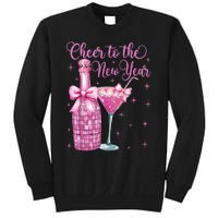 Cheer To The New Year Happy New Year 2025 Party Tall Sweatshirt