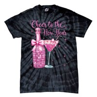 Cheer To The New Year Happy New Year 2025 Party Tie-Dye T-Shirt