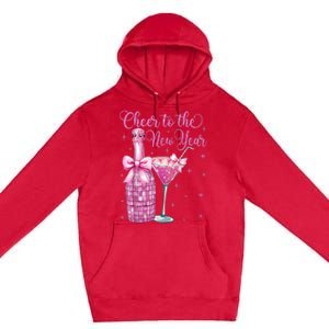 Cheer To The New Year Happy New Year 2025 Party Premium Pullover Hoodie