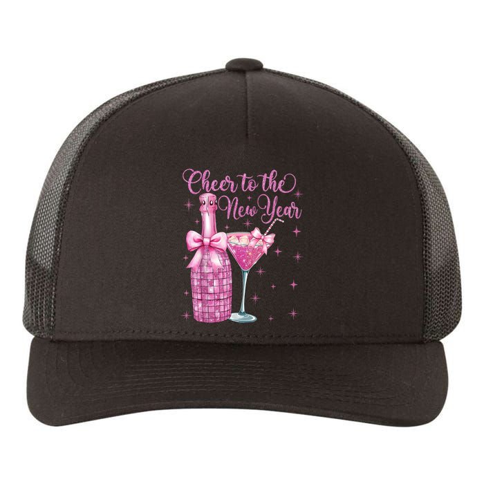 Cheer To The New Year Happy New Year 2025 Party Yupoong Adult 5-Panel Trucker Hat