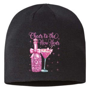 Cheer To The New Year Happy New Year 2025 Party Sustainable Beanie