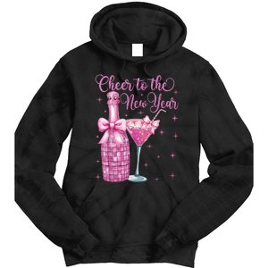 Cheer To The New Year Happy New Year 2025 Party Tie Dye Hoodie