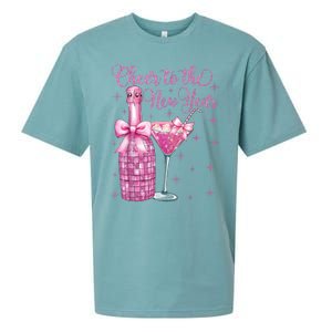 Cheer To The New Year Happy New Year 2025 Party Sueded Cloud Jersey T-Shirt