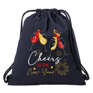 Cheers To The New Year Champagne New Years Eve Nye Party Cool Gift Drawstring Bag