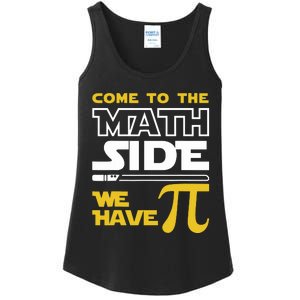 Come To The Math Side We Have Pi Math Pi Day Teacher Ladies Essential Tank