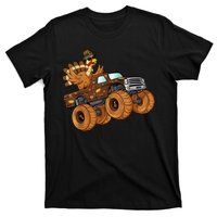 Cute Turkey Thanksgiving Monster Truck T-Shirt