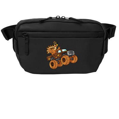 Cute Turkey Thanksgiving Monster Truck Crossbody Pack