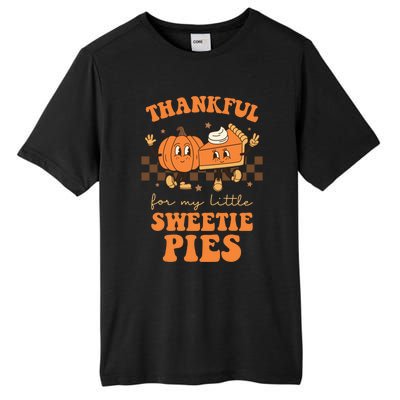 Cute Thanksgiving Teacher Thankful For My Sweetie Pies Mom Gift Tall Fusion ChromaSoft Performance T-Shirt