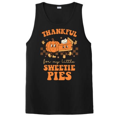 Cute Thanksgiving Teacher Thankful For My Sweetie Pies Mom Gift PosiCharge Competitor Tank