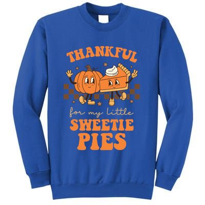 Cute Thanksgiving Teacher Thankful For My Sweetie Pies Mom Gift Sweatshirt