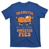 Cute Thanksgiving Teacher Thankful For My Sweetie Pies Mom Gift T-Shirt