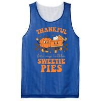 Cute Thanksgiving Teacher Thankful For My Sweetie Pies Mom Gift Mesh Reversible Basketball Jersey Tank