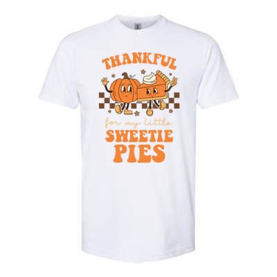 Cute Thanksgiving Teacher Thankful For My Sweetie Pies Mom Gift Softstyle CVC T-Shirt