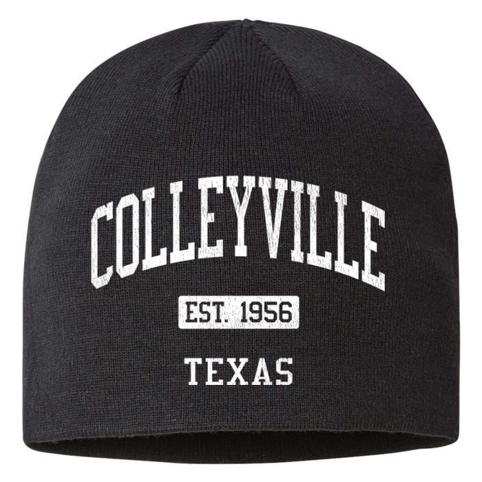 Colleyville Texas Tx Js04 Vintage Athletic Sports Sustainable Beanie