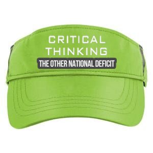 Critical Thinking | The Other National Deficit Adult Drive Performance Visor