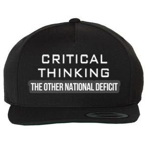 Critical Thinking | The Other National Deficit Wool Snapback Cap