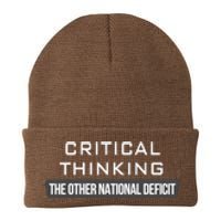 Critical Thinking | The Other National Deficit Knit Cap Winter Beanie