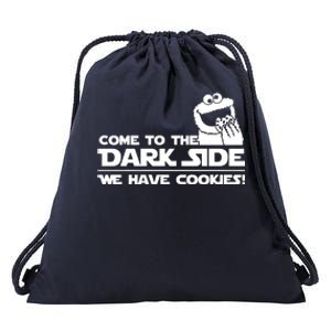 Come To The Dark Side We Have Cookies Drawstring Bag