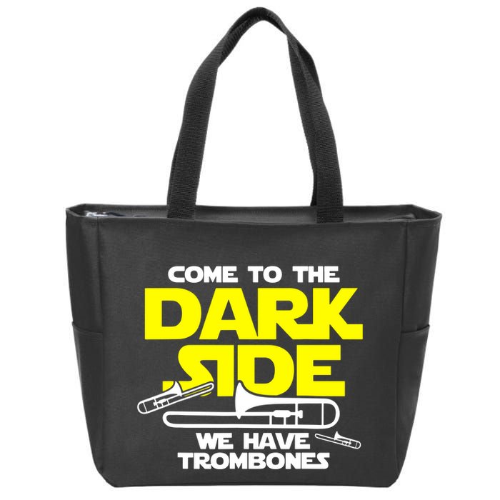 Come To The Dark Side Zip Tote Bag