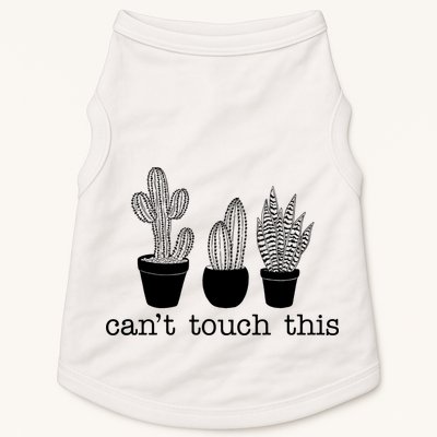 Can't Touch This Funny Cactus Doggie Tank