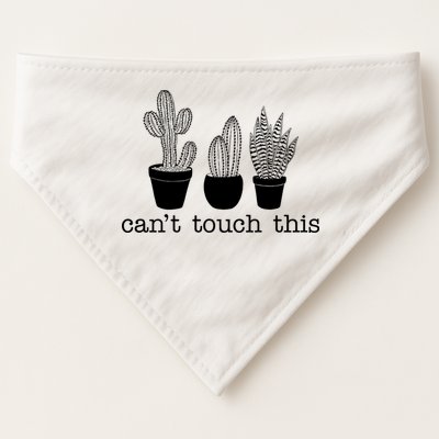 Can't Touch This Funny Cactus USA-Made Doggie Bandana