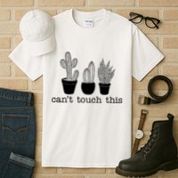 Can't Touch This Funny Cactus Tall T-Shirt