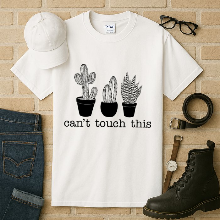 Can't Touch This Funny Cactus Tall T-Shirt