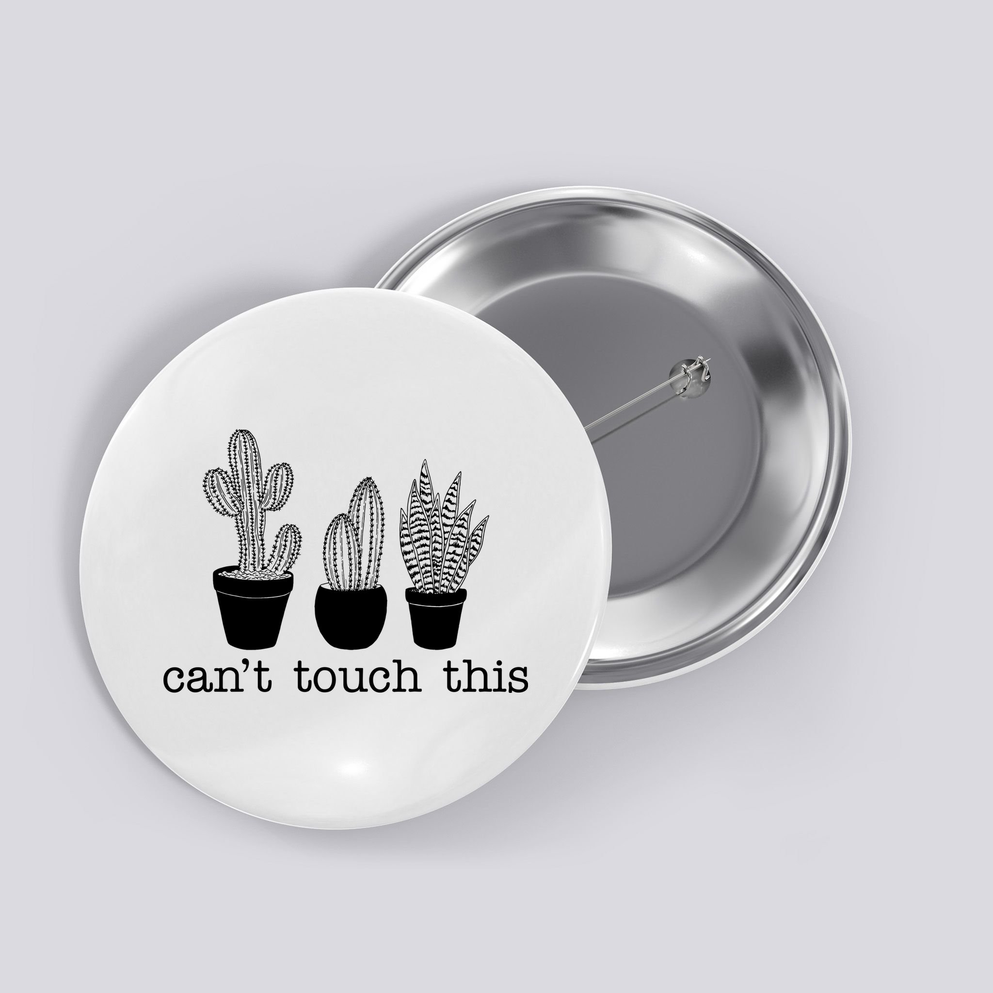 Can't Touch This Funny Cactus Button