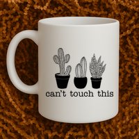 Can't Touch This Funny Cactus Mug