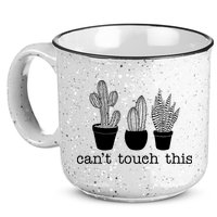 Can't Touch This Funny Cactus 15oz Campfire Ceramic Mug