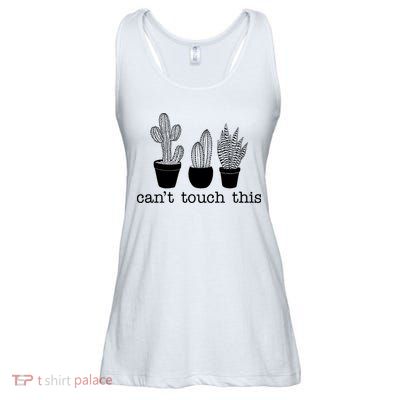 Can't Touch This Funny Cactus Ladies Essential Flowy Tank