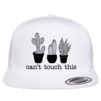Can't Touch This Funny Cactus Flat Bill Trucker Hat