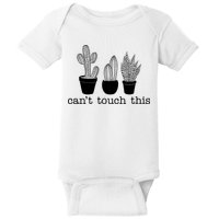 Can't Touch This Funny Cactus Baby Bodysuit