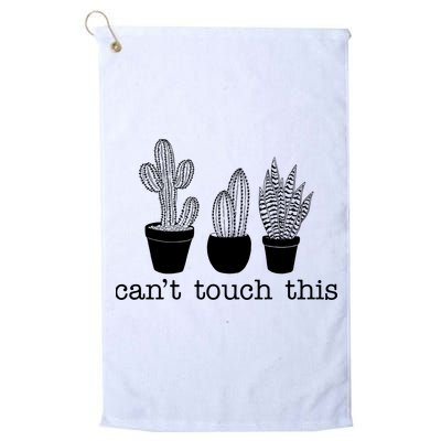 Can't Touch This Funny Cactus Golf Towel