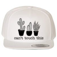 Can't Touch This Funny Cactus Wool Snapback Cap