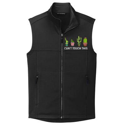 CanT Touch This Cacti Succulents Cactus Love Plants Gifts Collective Smooth Fleece Vest