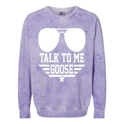 Cool Talk To Me Goose Colorblast Crewneck Sweatshirt