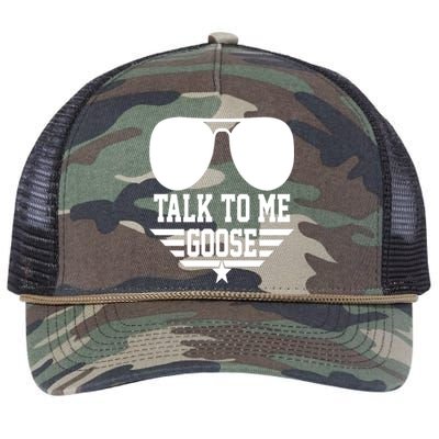 Cool Talk To Me Goose Retro Rope Trucker Hat Cap