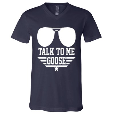 Cool Talk To Me Goose V-Neck T-Shirt