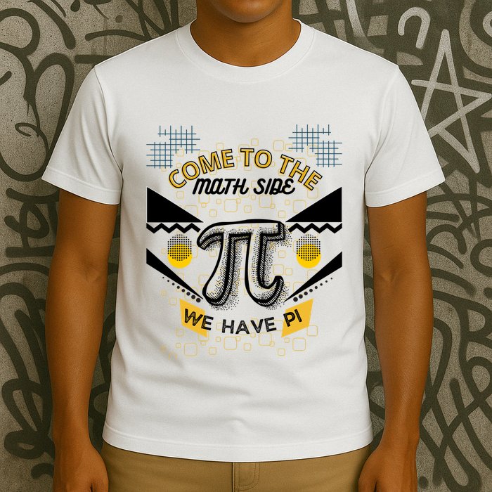 Come To The Math Side We Have Pi Math Pi Day Teacher T-Shirt
