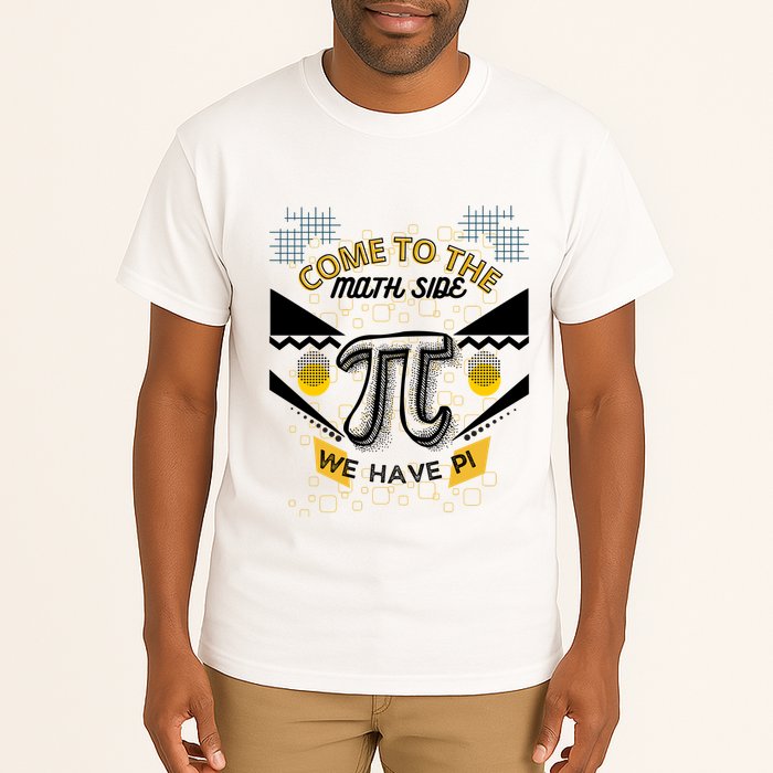 Come To The Math Side We Have Pi Math Pi Day Teacher Tall T-Shirt