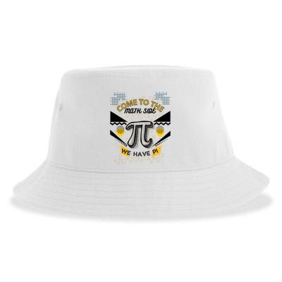 Come To The Math Side We Have Pi Math Pi Day Teacher Sustainable Bucket Hat