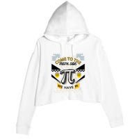 Come To The Math Side We Have Pi Math Pi Day Teacher Crop Fleece Hoodie